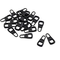 Amazon | 「引手04」 40個入 ファスナー 引き手 金具 04番 角形 金属